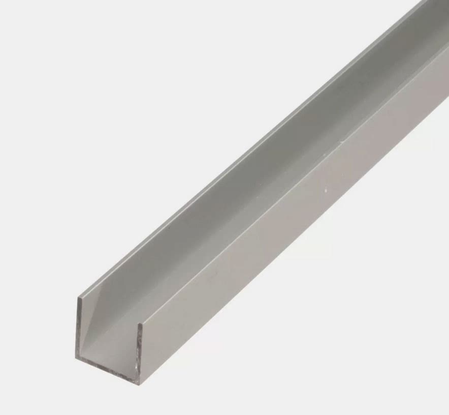 Aluminium U Profile 13x13x1,2 mm